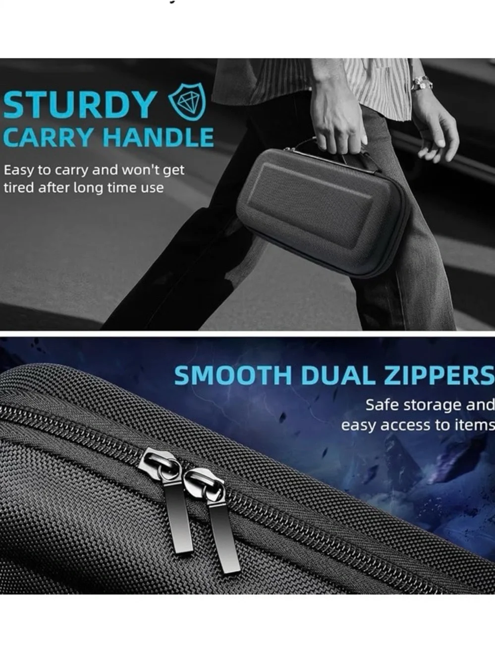 Nintendo Switch 2 Case, Large Capacity, Hard Shell Portable Travel Case